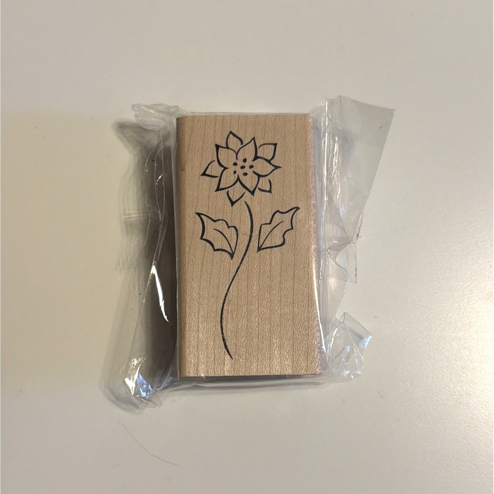DeNami‎ Flower Rubber Stamp Cottagecore Botanical Scrapbooking Junk Journal
